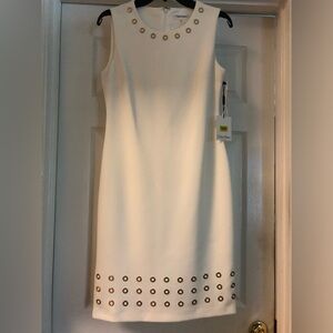 Calvin Klein Ivory Sheath Dress